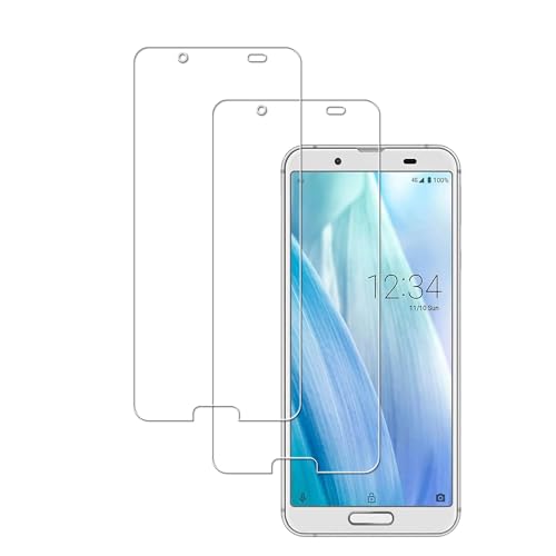 AQUOS Sense3 SHV45 SH-02M SH-RM12 / Sense 3 lite フィルム (2枚) ガラスフィルム 全面 保護フィルム 強化ガラス フィルム 送料無料