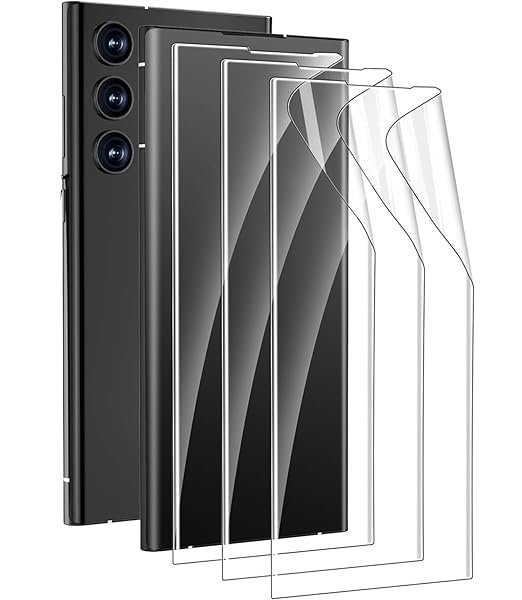 【3枚入り】 Galaxy S21 Ultra フィルム さらさら ギャラクシーS21 Ultra専用 アンチグレア フィルム 非ガラス TPU素材 3D設計 反射防止 浮き防止 気泡レス 指紋防止 キズ修復 サラサラ タッチ感
