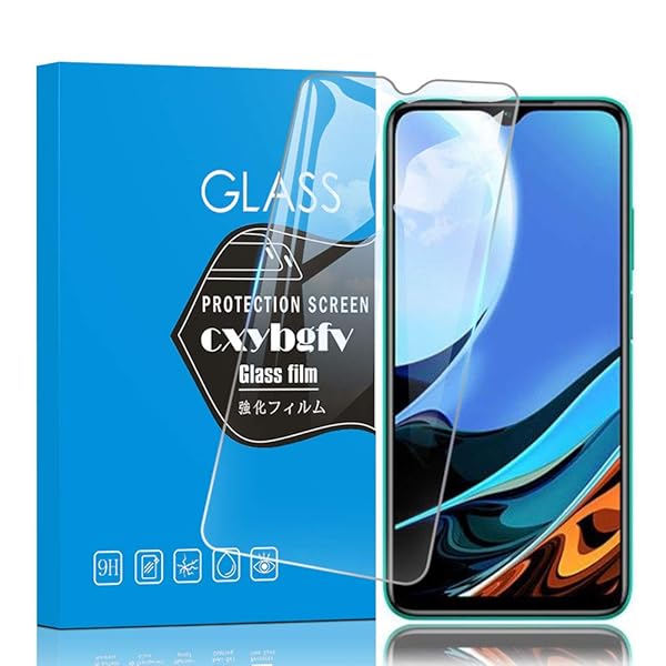 Xiaomi Redmi 9T ガラスフィルム Xiaomi Redmi 9T 強化ガラス液晶保護フィルム硬度9H 高透過率 2.5D丸縁加工 飛散防止 傷防止 耐指紋 / 気泡ゼロ / 撥油性 / 自動吸着 / 保護フィルム (Xiaomi Redmi 9T) 2枚セット 送料無料