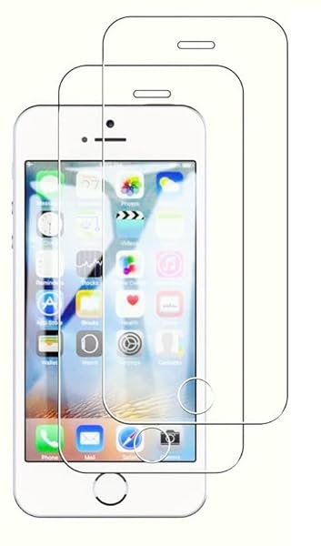 iPhoneSE iPhone 5s iPhone 5c iPhone5 ガラスフィルム フィルム 強化ガラス 指紋認証対応 ガラスカバー 極薄 高透過率 耐指紋 撥油性 2.5Dラウンドエッジ加工 硬度9H / 高透過率 / 自動吸着 透明 携帯電話用保護フィルム スクリーン保護専用 iPhone 5 ガラス...