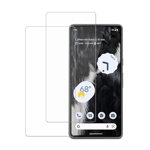 Google Pixel 7a ガラスフィルム 高光透過率 3D Touch 指紋防止 硬度9H強化ガラス スクリーン 破損 防止 保護 2枚セット Google Pixel 7a液晶保護フィルム (Transparent) 送料無料