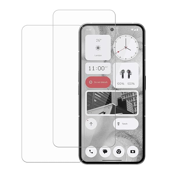 Nothing Phone 2 ガラスフィルム 高光透過率 3D Touch 指紋防止 硬度9H強化ガラス スクリーン 破損 防止 保護 2枚セット Nothing Phone 2液晶保護フィルム (6.7 inch) 送料無料