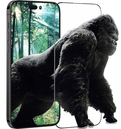 iPhone 15 Pro 保護フィルム フィルム ガラスフィルム 強化ガラス 全面保護 硬度9H / 圧倒的な耐衝撃性 / ガイド枠付き / 防指紋 / 気泡ゼロ / 高感度タッチ 送料無料