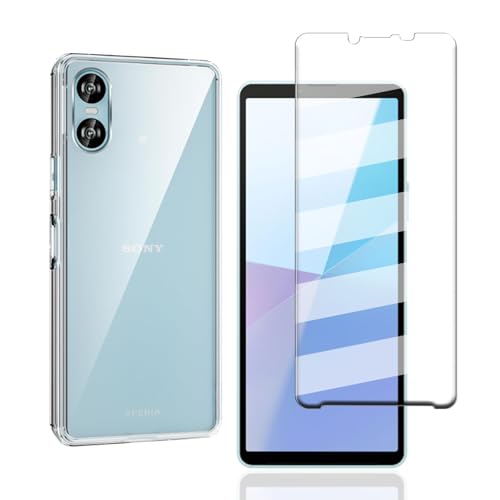Xperia 10 VI SO-52E SOG14 フィルム 液晶保護 ケース クリア TPU 強化ガラス 硬度9H 高透過率 気泡ゼロ 指紋防止 飛散防止For Xperia 10 VI ケース クリア TPU 耐衝撃 落下防止 専用保護 シリコン ケース 送料無料