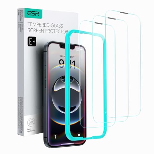 iPhone 16e ガラスフィルム iPhone14 / 13 / 13 Pro ガラスフィルム 3枚入り 気泡なし 頑丈 耐衝撃 phone16e 保護フィルム 高透過率 傷防止 自動吸着 取り付け簡単 ガイド枠付き iPhone 16e フィルム (6.1インチ) 対応 送料無料