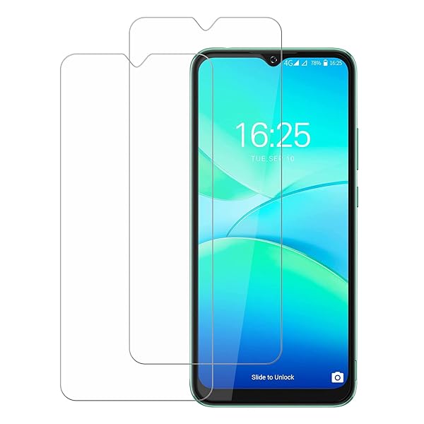 Blackv iew A70 ガラスフィルム 高光透過率 3D Touch 指紋防止 保護フィルム 硬度9H 強化ガラス スクリーン 破損防止 保護 2枚セット Blackv iew A70 液晶保護フィルム (6.5 Inches) 送料無料