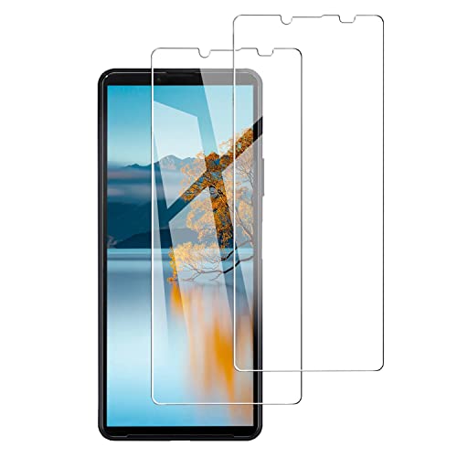 Xperia 10 III / Xperia 10 III Lite ガラスフィルム 2枚入り 高透過率 SOG04 SO-52B フィルム エクスペリア 10iii 強化ガラス 液晶保護フィルム 硬度9H 気泡ゼロ 干渉しない 指紋防止 貼り付け簡単 送料無料