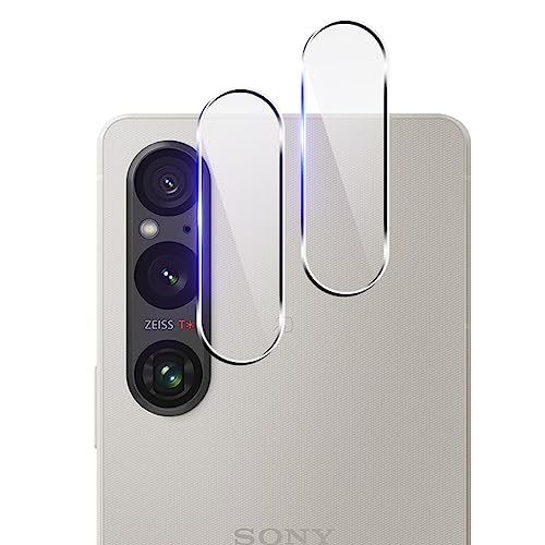 Xperia 1 V SO-51D SOG10 カメラフィルム Xperia 1 V カメラ保護カバー (2枚) エクスペリア 1 V レンズフィルム 強化カメラ保護フィルム 黒縁取り 露出オーバー防止 全面吸着 高透過率 硬度9H 3D Touch対応 飛散防止 指紋・汚れ防止 気泡ゼロ ラウンドエッジ ...