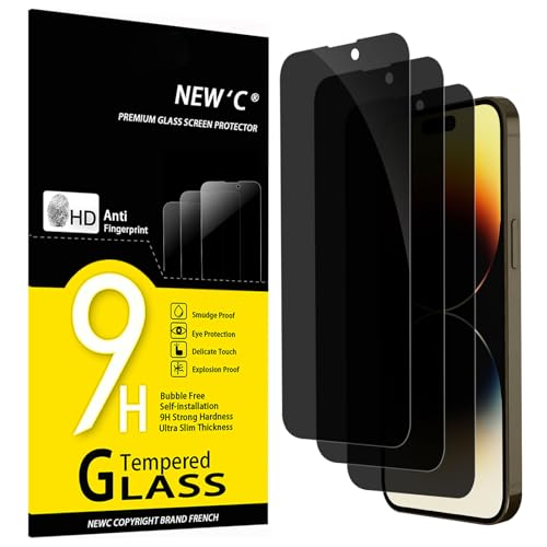 iPhone 14 Pro Max 保護フィルム 覗き見防止 ガラスフィルム 保護フィルム 強化ガラス ケースに優しい 超耐久性 3枚入り 送料無料