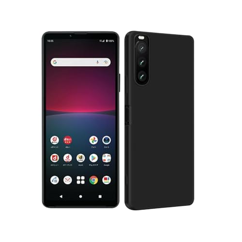 Xperia 10 IV SO-52C ケース TPU 耐衝撃薄型 軽量 擦り傷防止 落下防止 滑り止め指紋防止 防塵 耐久 携帯便利 Xperia 10 IV ケース カバー 黒い 送料無料
