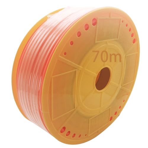 軟らかいポリエチレン空気圧導管 (PE)外径8mm×口径5粍 エア湖熱電子管 (オレンジ色色 70M) エア湖熱電子管 海洋博物館 当て嵌める客体エア湖熱電子管 合わせ目 機械類式オイルトランスファー 導管あと取り 教え込むこと配管 打ちきり配管に当て嵌める