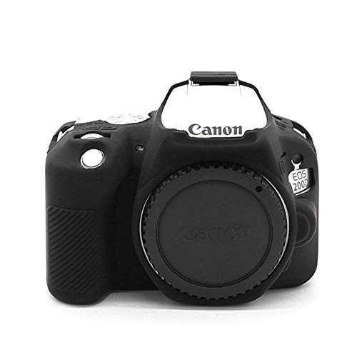 CANON キヤノン EOS KISS X9 / EOS KISS X10 シリコンカバー カメラケース カメラカバー (BK)