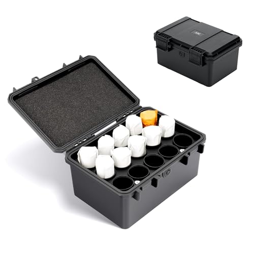 120 フィルムケース 15ロール 120フィルム収納 保護用 PE製 IP67防水 丈夫 耐圧 耐衝撃 防塵 耐摩耗性 圧力調整弁 フィルム収納ケース