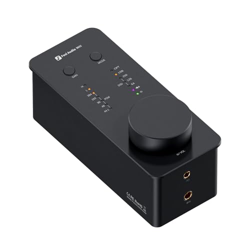 DAC アンプ 小型 ヘッドホンアンプ デスクトップ USB C to AUX デジタル アナログオーディオンバータアダプター コンパクト プリアンプ ホームオーディオ 家庭 光入力 3.5mm 4.4mm バランスコンボ 黒 ケーブル / 17,325円