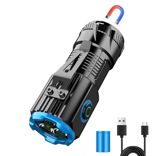 【楽天市場】LED懐中電灯 LEDライト ハンディライト フラッシュライト 小型 強力 軽量 強力LEDライト3つ搭載 高輝度 六つ点灯モード ...