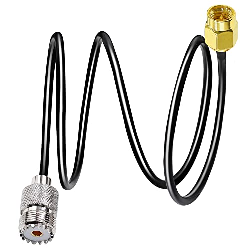 同軸ケーブル SMA UHF 延長ケーブル RG58 1M SMA オス SO239 メス WiFi アンテナピグテール ケーブル PL 259 CB無線 アマチュア 無線 RF 同軸 アセンブリ ケーブル 送料無料