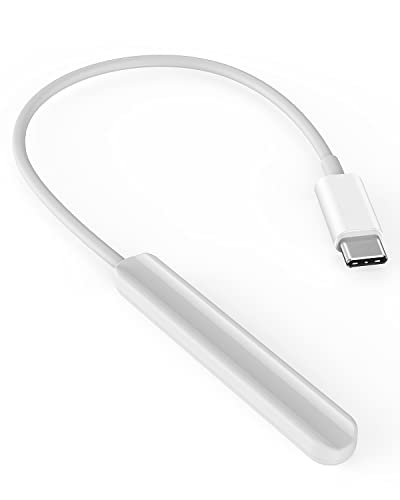 スタイラスペン Apple Pencil 第二世代 専用的なワイヤレス充電ケーブル ワイヤレス充電器 USB Type C ホワイト Apple Pencil ProやApple Pencil 第一世代や他の磁気充電できないペンシルには非対応 送料無料