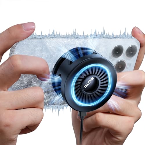 スマホ 冷却ファン 磁気式 スマホクーラー 瞬間冷却 携帯電話クーラー スマホ散熱器 静音 スマート温度制御 小型 軽量 スマホ熱対策 携帯冷却ファン スマートフォン 冷却ファン ワイヤレス充電 ゲーム / ライブ配信 / 動画視聴 iPhone / Android全機種に対応 ...
