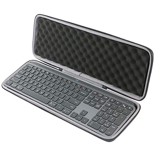 logicool ロジクール MX KEYS KX800 / MX KEYS S KX800s ミニマリスト ワイヤレス イルミネイテッド キーボード 保護ケース 収納ケース 持ち運び 保護 収納ボックス 互換品 代替品 (ケースのみの販売)