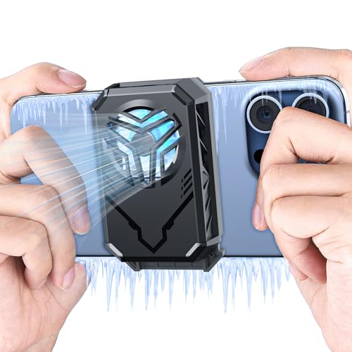 スマホ 冷却ファン 急速冷却 USB給電式 伸縮式 スマホクーラー 軽量 手が邪魔にならない 原神 荒野行動 FGO実況専用 静音 揺れない スマホ熱対策 ゲーム / ライブ / 写真撮影 / 動画視聴 / テレワーク時に対応 (ブラック)