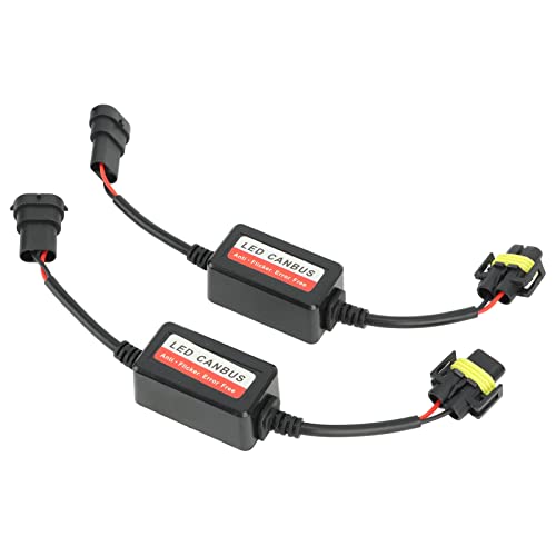 ちらつき防止 抵抗デコーダ 耐摩耗性 H8 H9 H11 LED Canbus