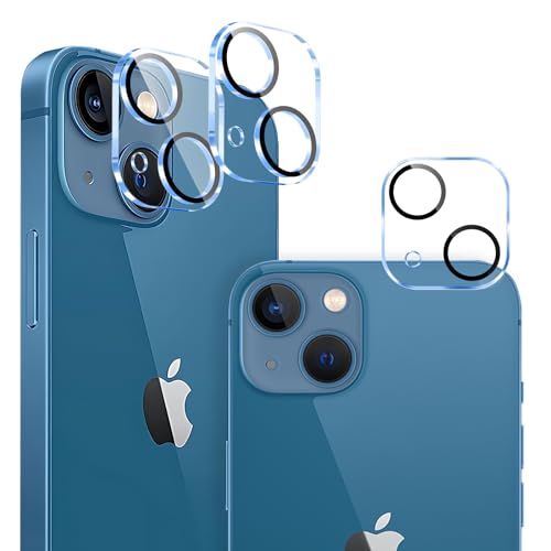 iPhone 13 / iPhone 13 Mini カメラフィルム [3枚セット] アイフォン13 レンズフィルム アイフォン 13ミニ カメラ 保護フィルム 全面保護 2眼レンズ保護 強化フィルム 2.5D ラウンドエッジ 加工 気泡無し 薄型 装着簡単 耐衝撃 指紋防止 飛散防止 キズ防止 露...