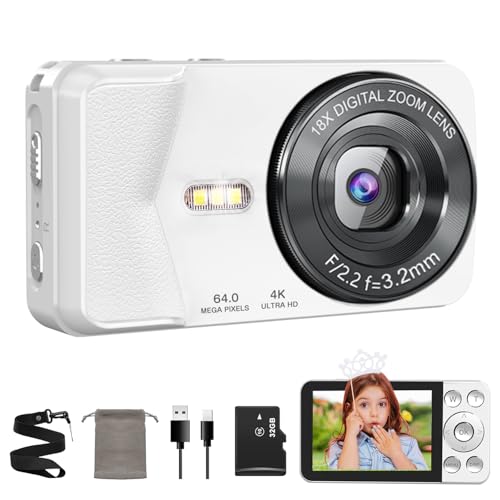 楽天市場】デジタルカメラデジカメ4400万画素2.7K動画撮影固定焦点