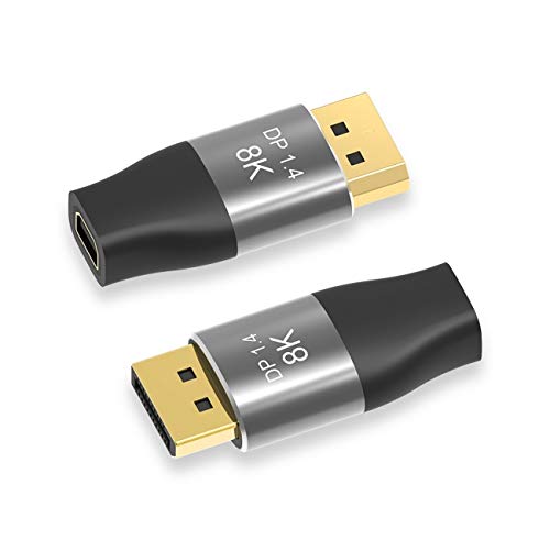 Mini DisplayPort 1.4 8K 60hz メスアダプター ウルトラHD UHD 4K 144hz to DP オス 7680 * 4320 ビデオ PC ノートパソコン テレビ用 送料無料