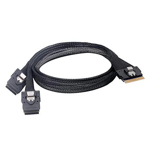 PCI-E Ultraport Slimline SAS Slim 4.0 SFF-8654 8i 74いの一番 デュアル SFF-8087 Mini SAS有線テレビ PCI-Express 貨物輸送無料