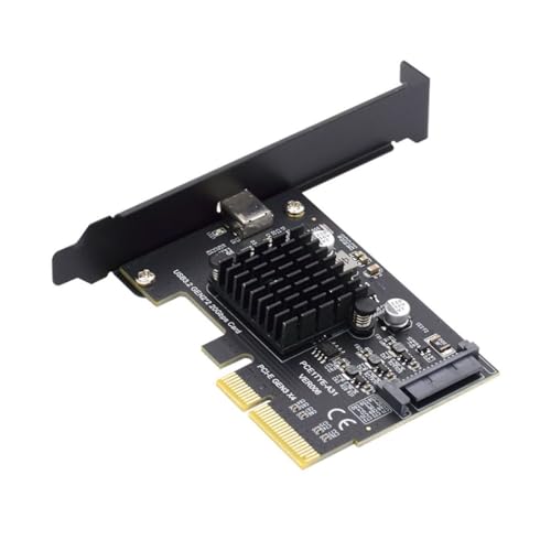 USB 3.2 Gen2x2 Type-C フロントパネルソケット から PCI-E 4X PCI Express 拡張 カードアダプター 8,645円