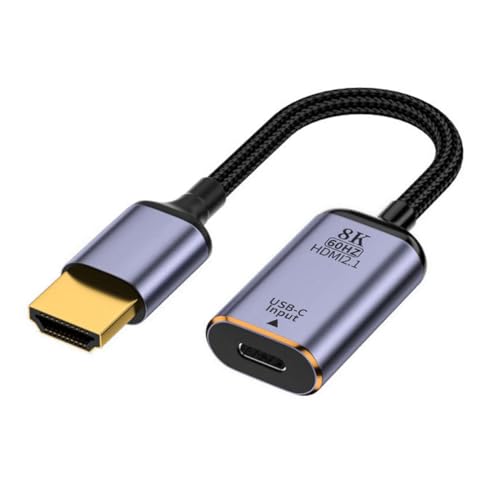 USB-C Type C 変換ケーブル HDMI Type Cメス HDMI シンクHDTVケーブル 8K@60hz 4K@120hz タブレット&電話&ノートパソコン用 送料無料