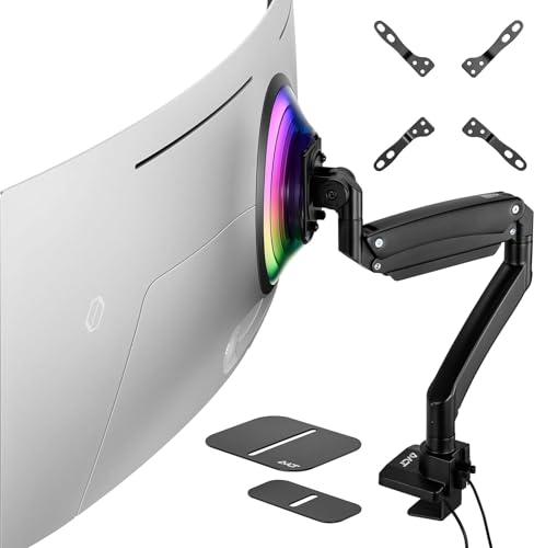 管する腕 1画面シングル 17-57in相応う USB-C \u0026 USB-A界面 万物の霊長科学技術観点 多角度合わせる 盛りだくさん手ぶり チルト回転させる合わせる能力のある 耐荷重27kgまで ランドスケープモード＆操縦席流行り物相応う- 黒いこと