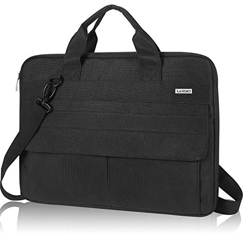 パソコンケース 15 16インチPCバッグ 360°保護 PCケース 衝撃吸収防水 MacBook Pro 16 M1/M2 Pro/Max 2023-2019 Macbook Air 15 15 Surface Laptop 5 Dell XPS 15 15.6 Lenovo/Asus対応 パソコンバッグ 取っ手付 ショルダーストラップ 男女兼用 通勤 通学 ブ...