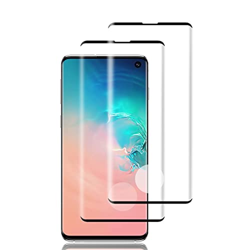 Galaxy S10 SCV41 ガラスフィルム フィルム 液晶保護フィルム 強化保護ガラス 硬度9H 衝撃吸収 透過率高 指紋防止 自動吸着 防塵 [二枚入り] 送料無料
