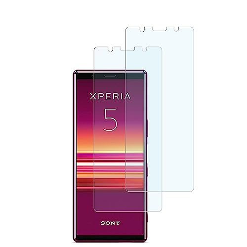 Xperia5 SO-01M SOV41 901SO ガラスフィルム 保護フィルム 強化ガラス ブルーライトカット 液晶画面 保護フィルム[2枚セット] 送料無料