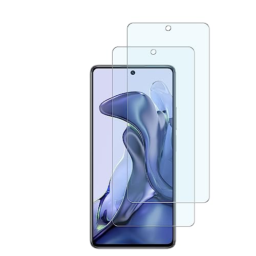 Xiaomi 11T / 11T Pro ガラスフィルム 保護フィルム 強化ガラス ブルーライトカット 液晶画面 保護フィルム[2枚セット] 送料無料