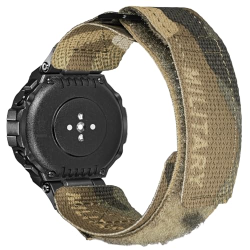 時計バンド Huami Amazfit T-Rex / T-Rex 2 / T-Rex Pro / T-Rex Ultra用バンド カモフラージュ柄デザインスマートウォッチバンド 送料無料