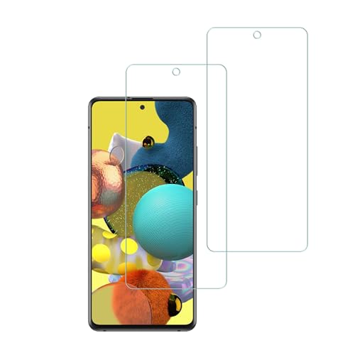 Galaxy A51 5G SCG07 SC-54A ガラスフィルム 保護フィルム 強化ガラス ブルーライトカット 液晶画面 保護フィルム[2枚セット] 送料無料