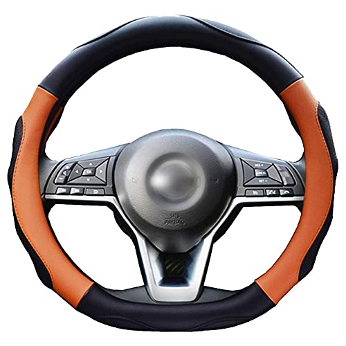ハンドルカバー 軽自動車 d型 Sサイズ ステアリングカバー 3Dグリップ 通気 滑り止め 色スプライス 社外品 代替品