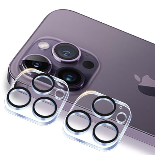 iPhone 13 Pro カメラフィルム レンズフィルム アイフォン13 プロ カメラ保護 フィルム 液晶 保護フィルム レンズ 保護カバー カメラカバー 超耐久 高光沢 超薄型 露出オーバー防止 防滴 薄型 硬度9H 防指紋 衝撃吸収 高透過率 貼り付け簡単 [2枚セット] ...