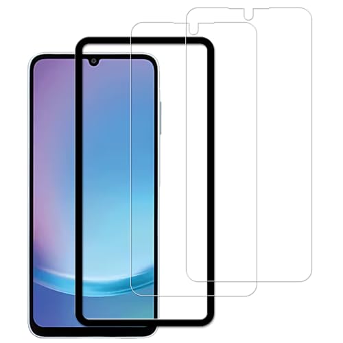 Galaxy A25 5G SC-53F SCG33 ガラスフィルム 強化ガラス 保護フィルム [2枚セット] ガイド枠付き 全面保護 送料無料