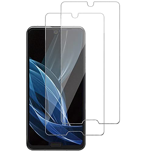 AQUOS R2 ガラスフィルム SH-03K SHV42 706SH フィルム 気泡ゼロ 干渉しない 貼り付け簡単 アクオス R2 強化ガラス 液晶 保護フィルム 2枚セット 送料無料