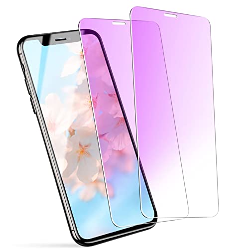 iPhoneX iPhoneXs iPhone11Pro ガラスフィルム ブルーライトカット 液晶保護フィルム X Xs 11Pro 強化ガラス 耐衝撃 気泡ゼロ 貼り付け簡単 超薄型 高透過率 硬度9H 2枚入り 送料無料