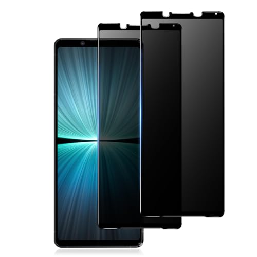 Xperia1 IV ガラスフィルム 覗き見防止 SO-51C SOG06 保護フィルム のぞき見 エクスペリア1 マーク4 強化ガラス のぞき見防止 気泡ゼロ 干渉しない 貼り付け簡単 硬度9H 2枚入り 送料無料