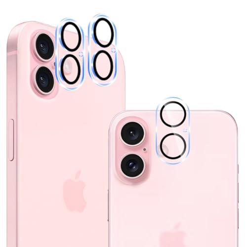 iPhone 16 / iPhone16 Plus レンズフィルム アイフォン16 カメラフィルム アイフォン16プラス レンズ保護フィルム 強化フィルム 気泡無し 薄型 装着簡単 耐衝撃 高硬度 高透過率 気泡ゼロ 撥水撥油 指紋防止 飛散防止 [3枚セット] 送料無料