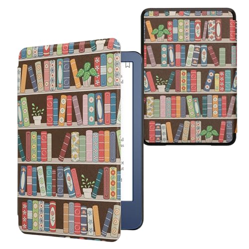 Kindle (2022/2024) ケース カバー 電子書籍リーダー オートスリープ PUレザー 青色/緑色/ダークピンク 送料無料