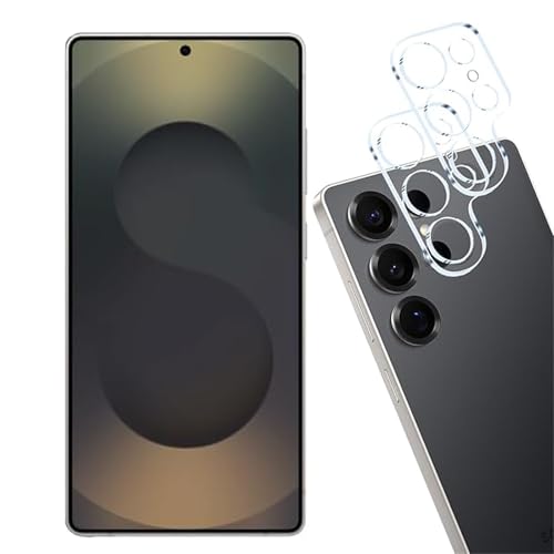 Galaxy S25 Ultra カメラフィルム SAMSUNG Galaxy S25 Ultra レンズフィルム 硬度9H 耐衝撃 飛散防止 高透過率 自動吸着 超薄型 0.26mm レンズ液晶保護フィルム [2枚入り] 送料無料