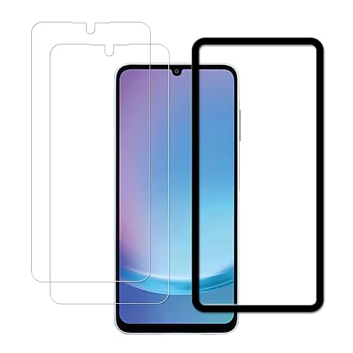 Galaxy A25 ガラスフィルム 強化ガラス液晶 硬度9H 保護画面フィルム [2枚] ガイド枠付き 送料無料