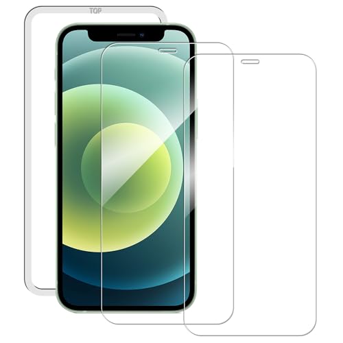 iPhone12 mini フィルム ガラスフィルム 強化ガラス 指紋防止 液晶 保護 アイフォン12miniフィルム [ (2枚) ガラスフィルム +ガイド枠付き] 送料無料