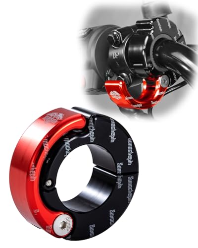 ハンドルバーフック コンビニフック 折りたたみ式 隠しデザイン PCX160に適した CNCプロセス T6アルミニウム合金 20mm～28mm ハンドルバーに適合し 自転車 フック ハンドルフック ヘルメットフック バイク用品 (赤) 送料無料画像